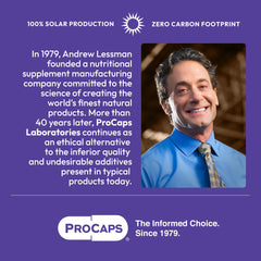 ANDREW LESSMAN frasco abierto con cápsulas visibles para inspección del producto