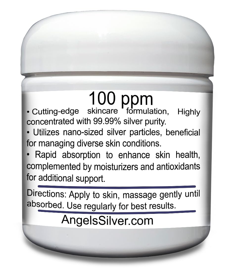 Angels Lab envase 4 oz junto a regla para escala, ventaja: tamaño práctico