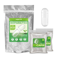 Angtai JN empaque frontal del kit 1000 tapas y 1000 cuerpos, práctico