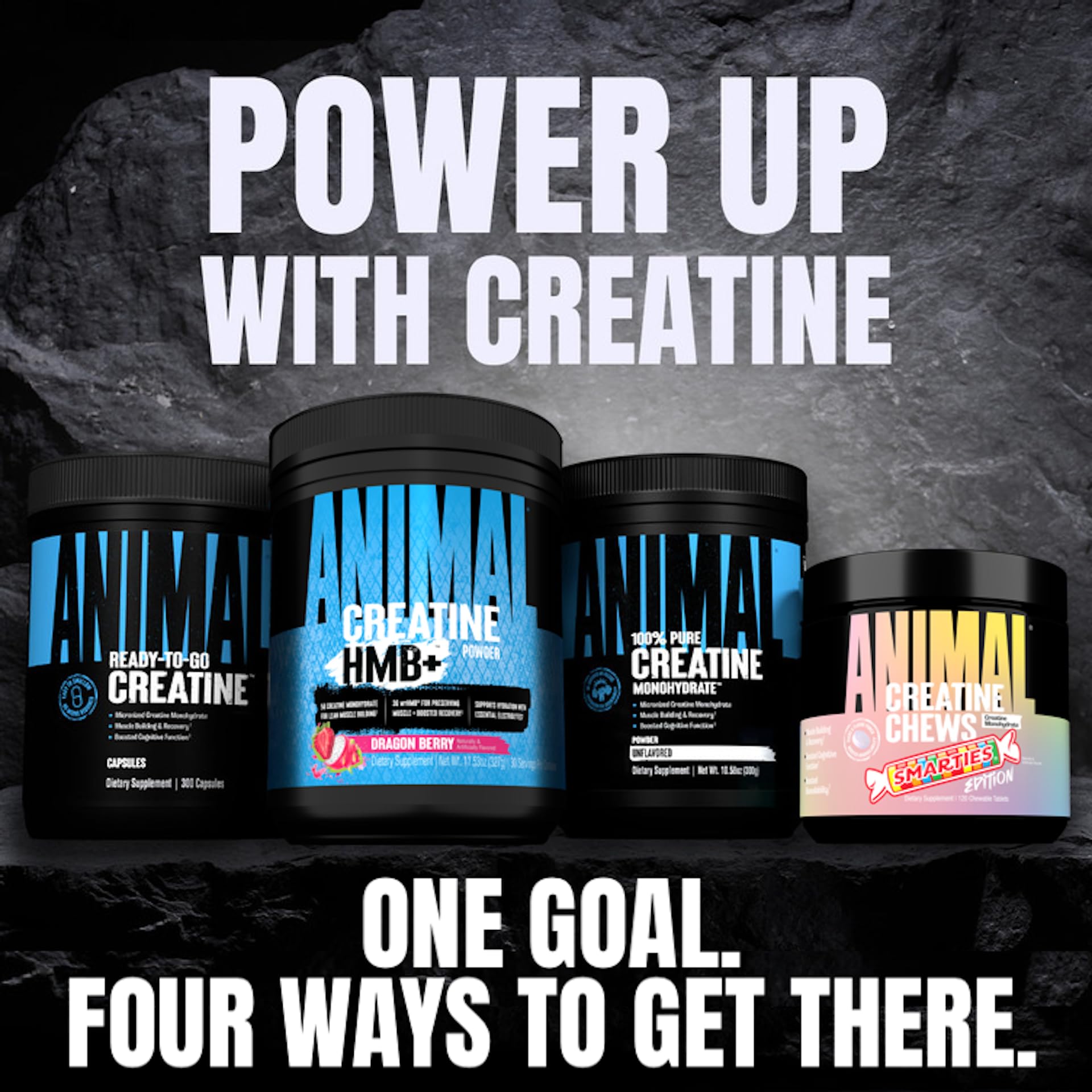 Animal Creatine HMB en entorno deportivo, uso diario para rendimiento y recuperación