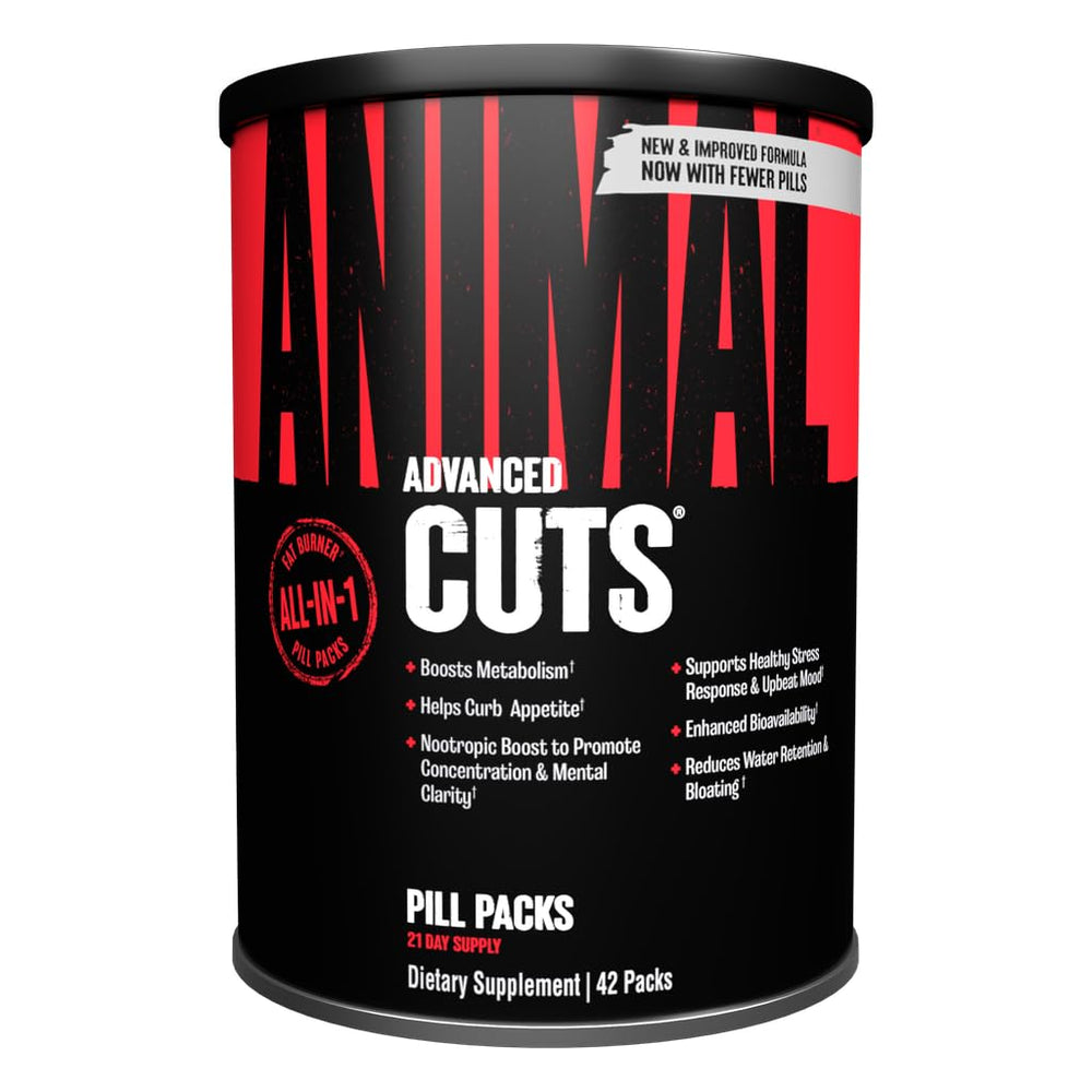 Animal Cuts vista frontal del empaque, muestra packs listos para llevar y conveniencia