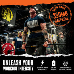 Persona usando Animal Fury en gimnasio para enfoque y rendimiento