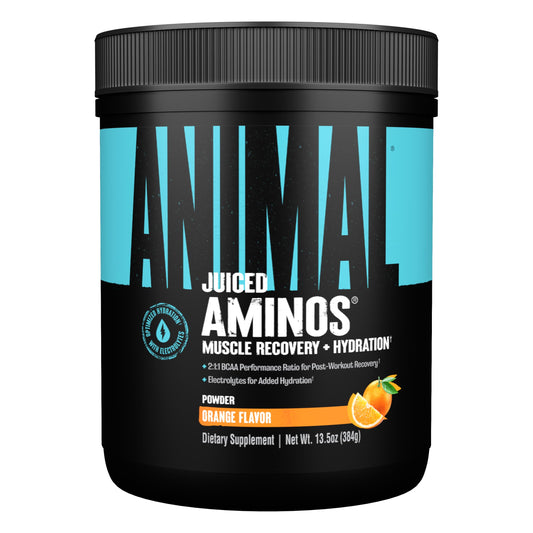 Animal frasco frontal mostrando etiqueta y beneficio de recuperación rápida