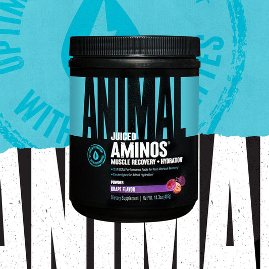 Polvo instantizado Animal Juiced Aminos textura fina para mezclado rápido