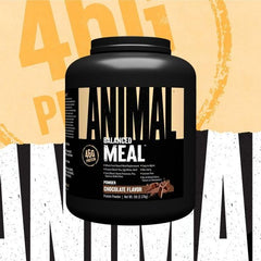 Animal Meal textura del polvo en primer plano fácil de mezclar