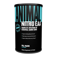 Animal Nitro frente del empaque mostrando 44 sobres y claridad de uso
