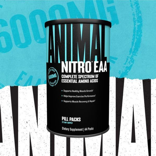 Animal Nitro sobre aislado listo para llevar y consumir tras entrenar
