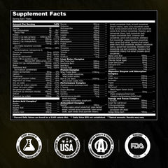 Animal Pak etiqueta de ingredientes mostrando trazabilidad y calidad