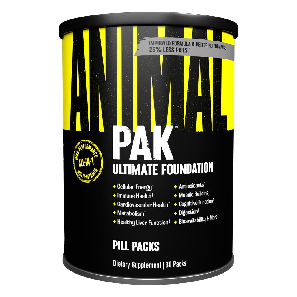 Animal pack frente del envase mostrando diseño y conveniencia para deportistas