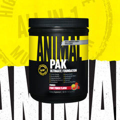 Animal Pak polvo textura cercana que facilita mezcla y absorción