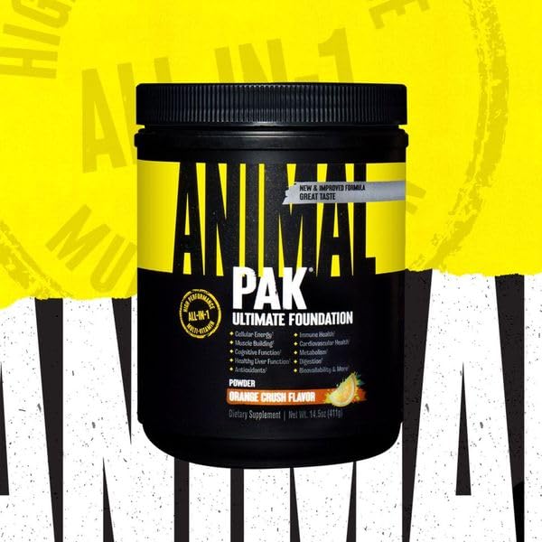 Animal Pak polvo textura cercana destacando mezcla fina y solubilidad