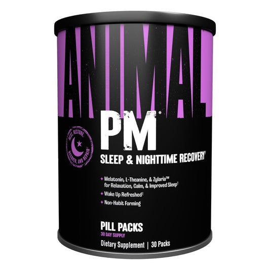 Animal PM vista frontal del envase mostrando diseño y dosis, facilita identificación rápida