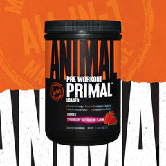 Animal Primal textura del polvo que facilita mezcla rápida y sabor natural