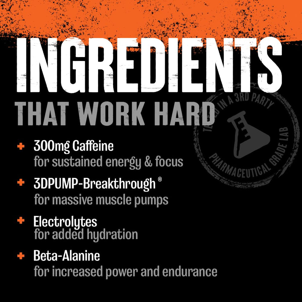 Animal Primal bebida mezclada en vaso lista para entrenar y mejorar enfoque