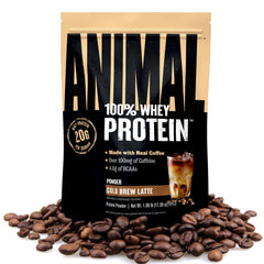 Animal bote frontal con sabor iced coffee y beneficios para energía