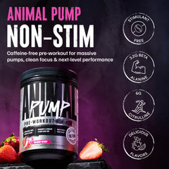 Polvo de Animal Pump NS vista cercana de la textura, mezcla fina y sin grumos