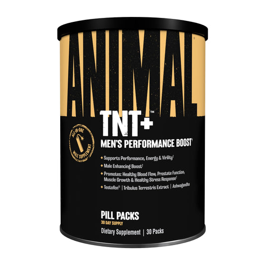 Animal TNT+ frontal del paquete mostrando diseño y conveniencia