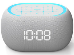ANJANK vista frontal del reloj y altavoz, control fácil y diseño compacto