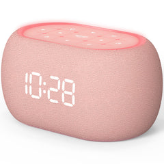 ANJANK vista frontal en rosa mostrando controles y reloj, facilita programación rápida