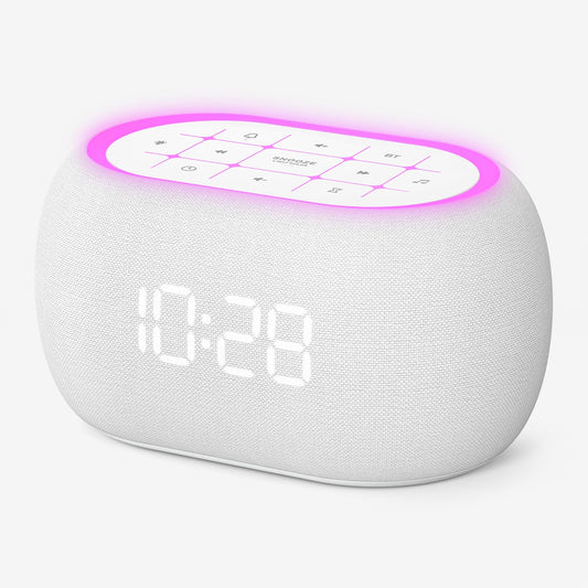 ANJANK reloj alarma con altavoces para despertar con claridad