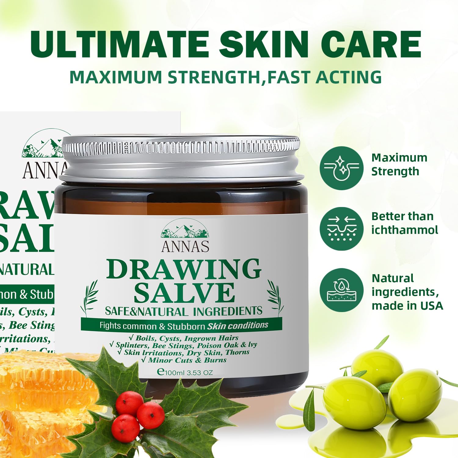 ANNAS en un tocador con toallas mostrando uso en cuidados personales