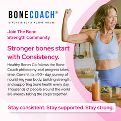 Healthy Bones Co. Annatrol producto en ambiente de estilo de vida saludable y activo