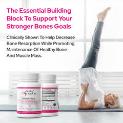 Healthy Bones Co. Annatrol comparación de tamaño en manos para escala práctica