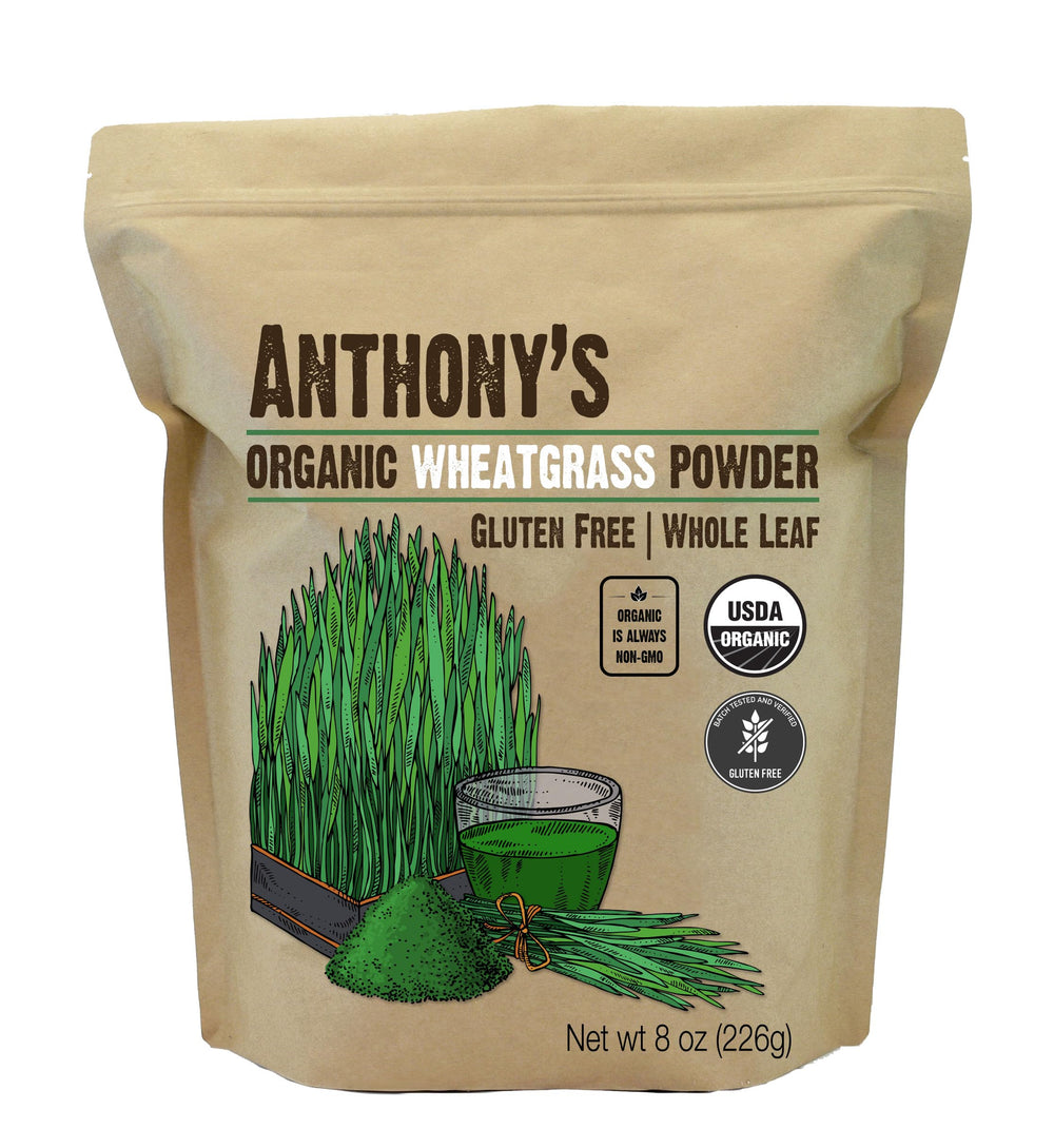 Anthony's frasco frontal del producto mostrando etiqueta clara y beneficios