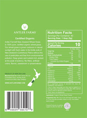 Antler Farms textura del polvo verde fina y fácil de disolver con nutrientes
