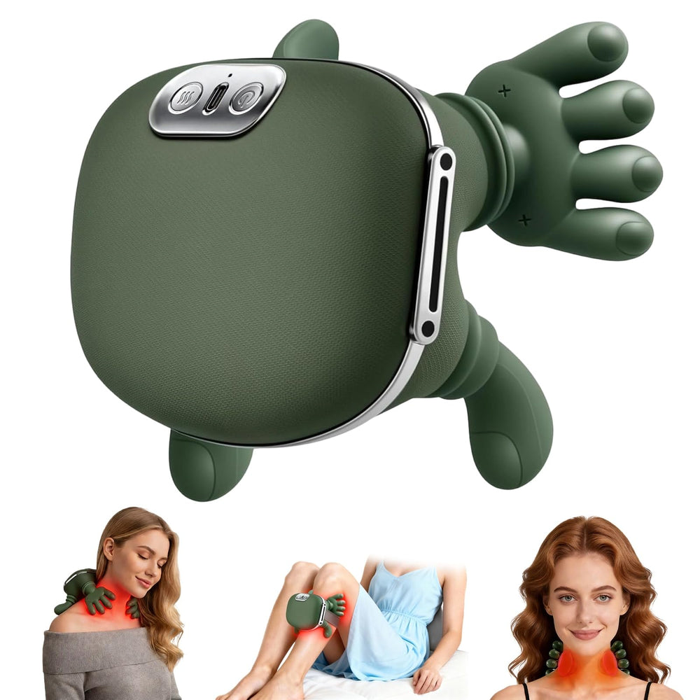 ANUWEO vista frontal del masajeador mostrando diseño ergonómico para alivio