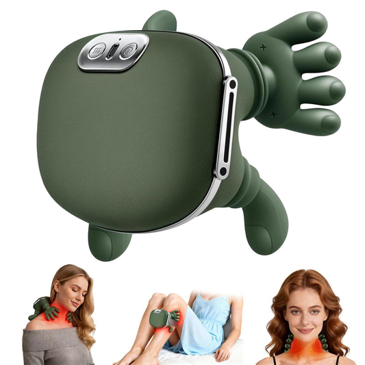 ANUWEO vista frontal del masajeador mostrando diseño ergonómico para alivio
