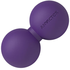 ANVICTOX pelota maní frontal mostrando diseño y color púrpura para terapia portátil