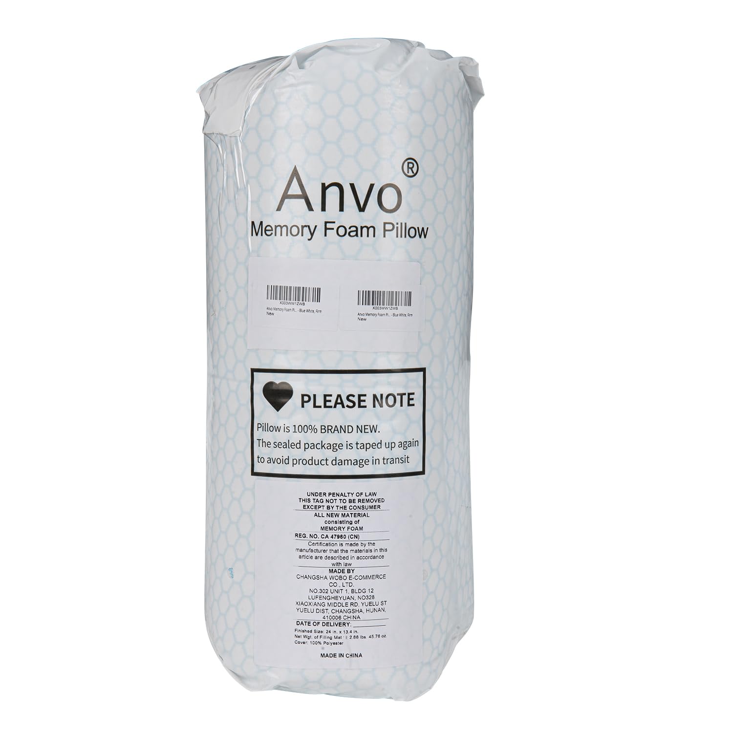Anvo almohada en dormitorio estilizado, sugiere confort para dormir mejor