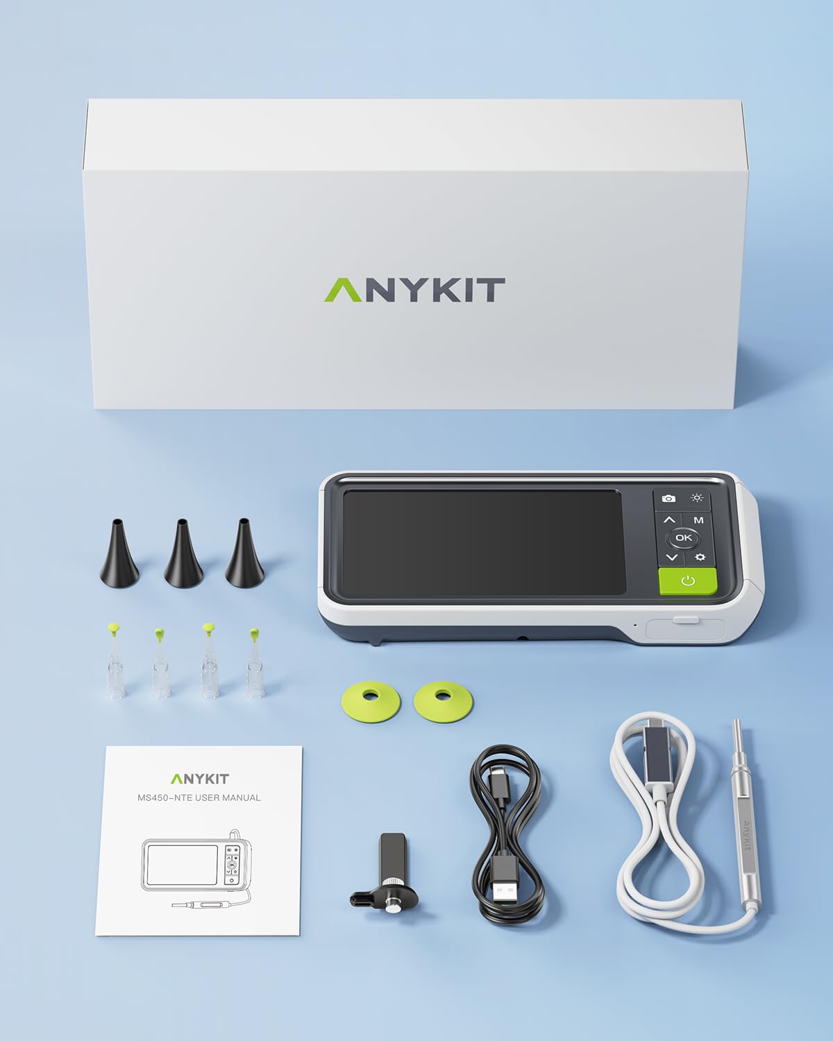 Anykit accesorios ordenados, incluye speculums y cucharillas para higiene