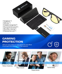 ANYLUV gafas en contexto de oficina y estilo cotidiano