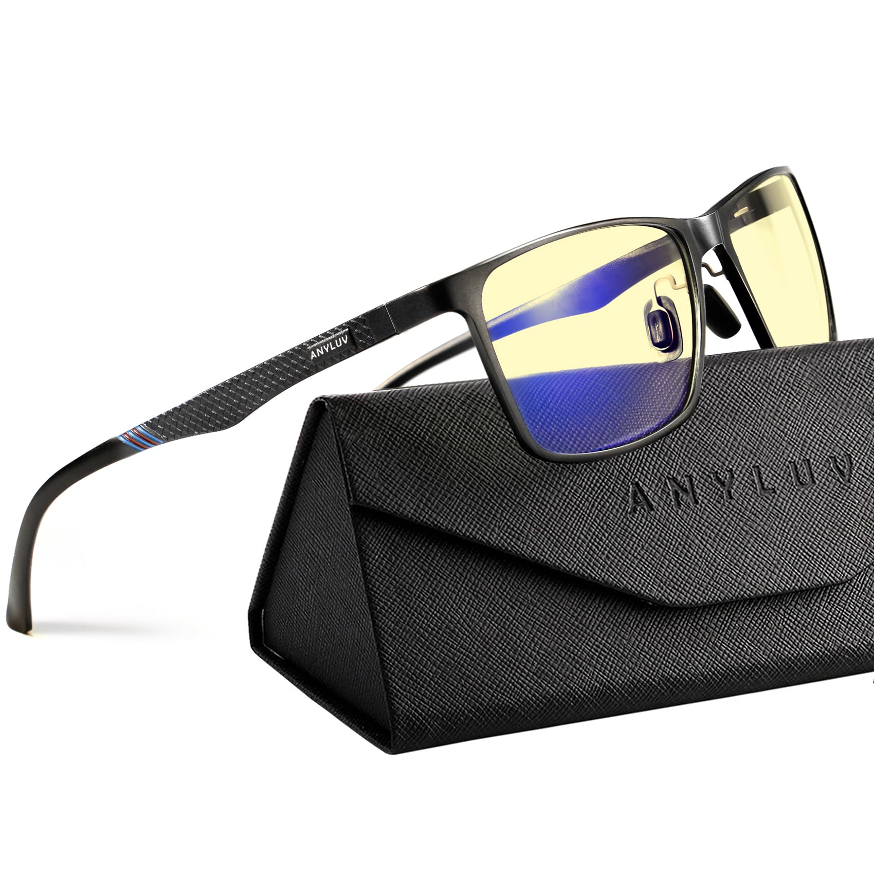 ANYLUV frontal con estuche mostrando protección y estilo