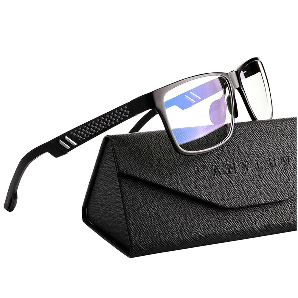 ANYLUV gafas vista frontal negra protección cómoda