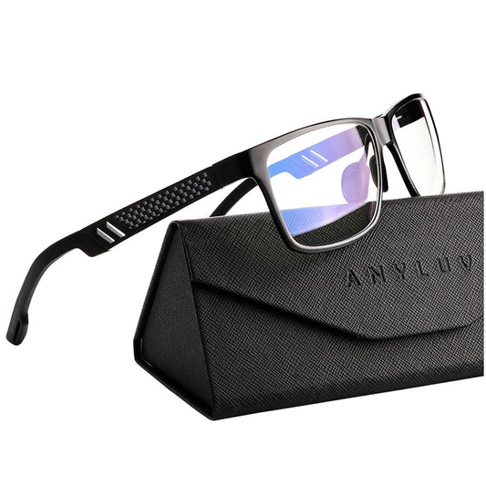 ANYLUV gafas vista frontal negra protección cómoda