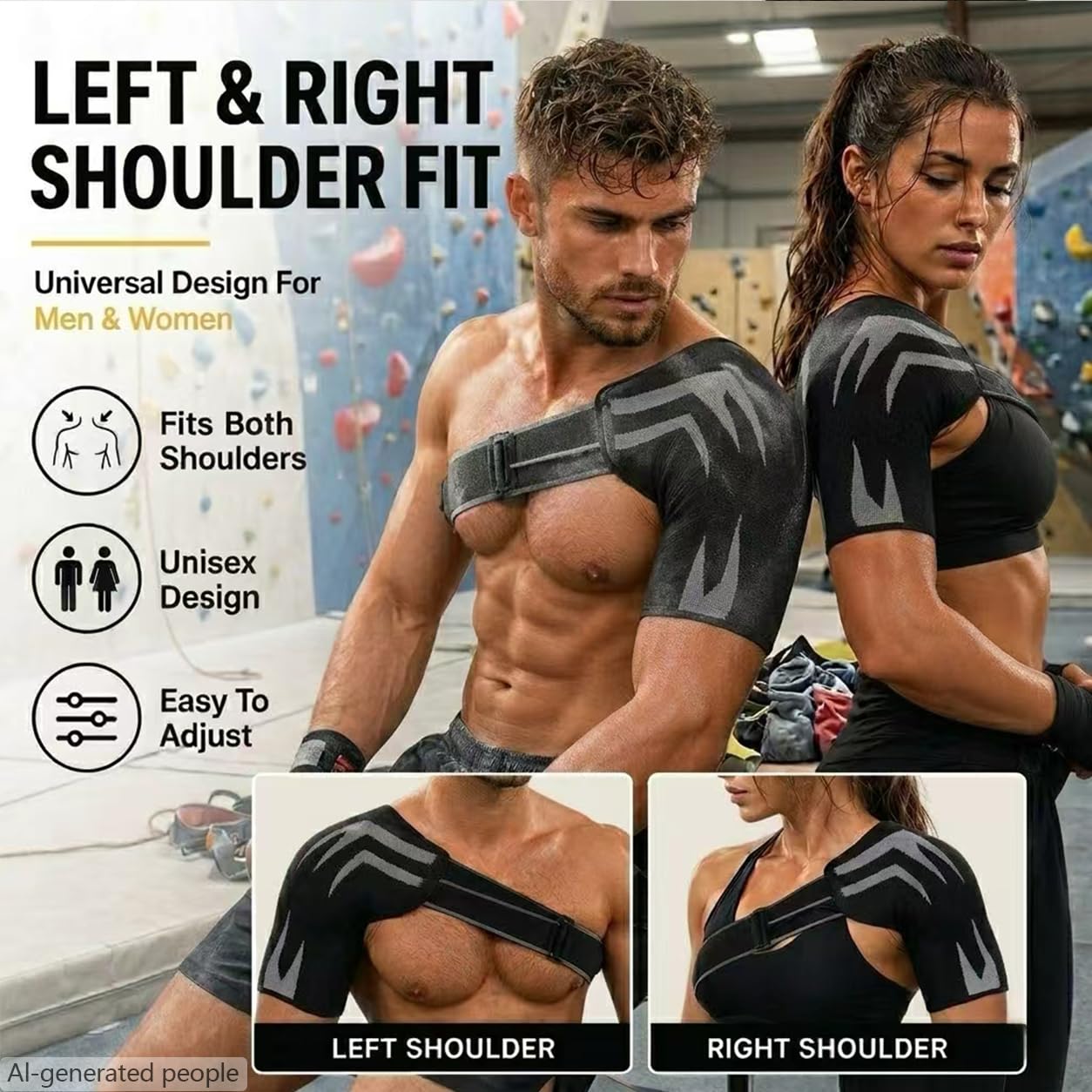 Anynew persona usando la faja en el gimnasio con libertad de movimiento