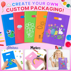 ANZNKU bolsa personalizada con etiqueta, ideal para branding y promociones