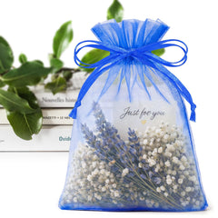 ANZNKU frente del paquete royal blue mostrando 50 bolsas para regalos
