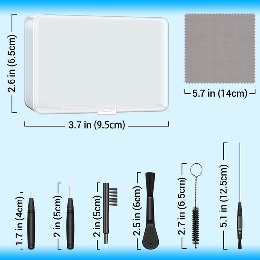 Aocii herramientas del kit dispuestas ordenadas, limpieza precisa inmediata