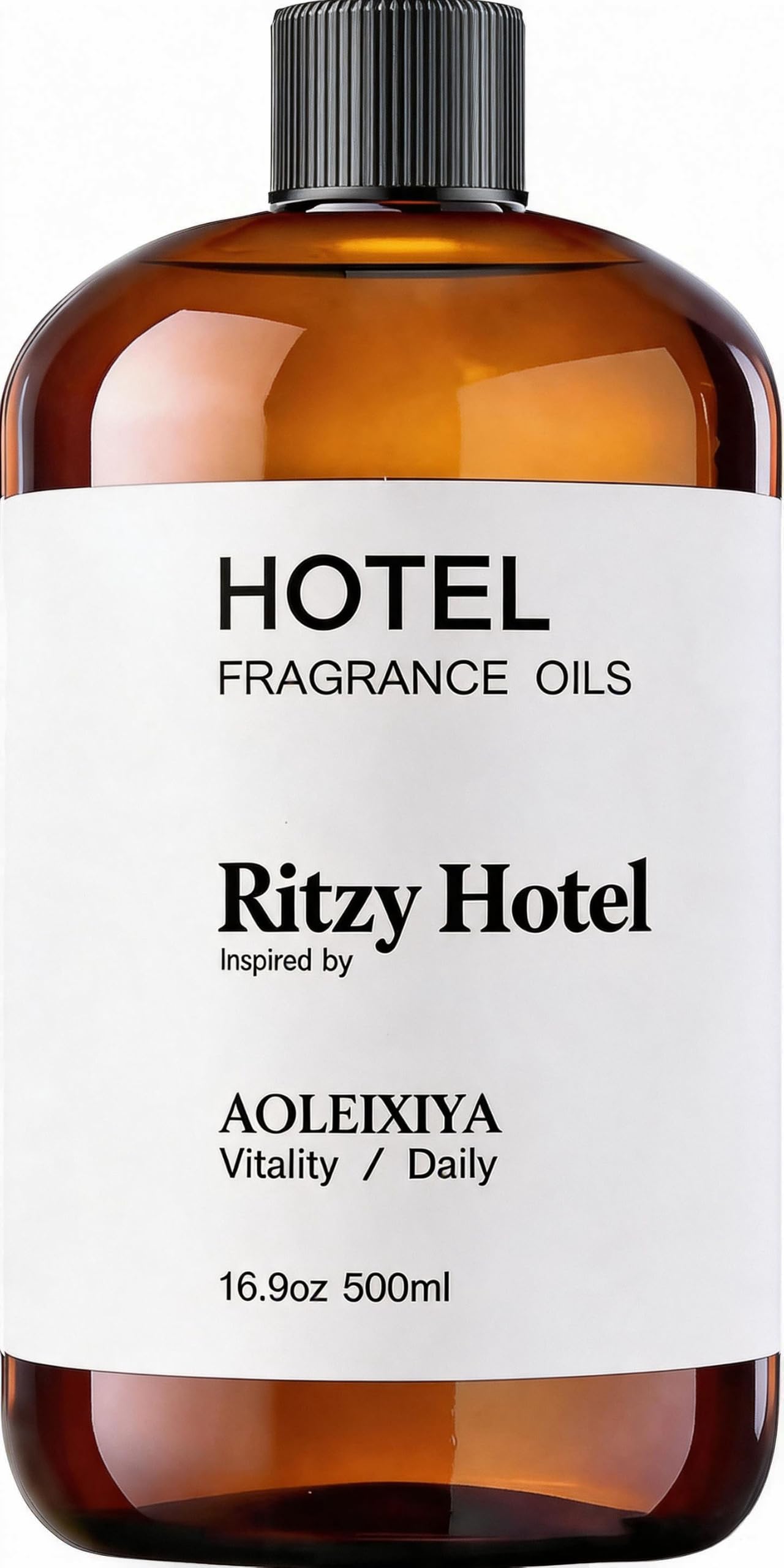 AOLEIXIYA frasco frontal 500 ml mostrando presentación premium y facilidad de uso