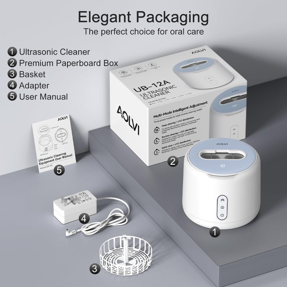 AOLVI producto en baño moderno, elegante y silencioso para uso nocturno