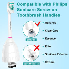 Aoremon primer plano de cerdas end-rounded que facilita limpieza suave