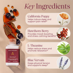 Apothékary botella junto a una regla para comparar tamaño y cantidad