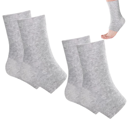 AQOYNQ vista frontal del pack de 2 pares mostrando diseño gris y corte cómodo