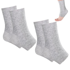 AQOYNQ vista frontal del pack de 2 pares mostrando diseño gris y corte cómodo