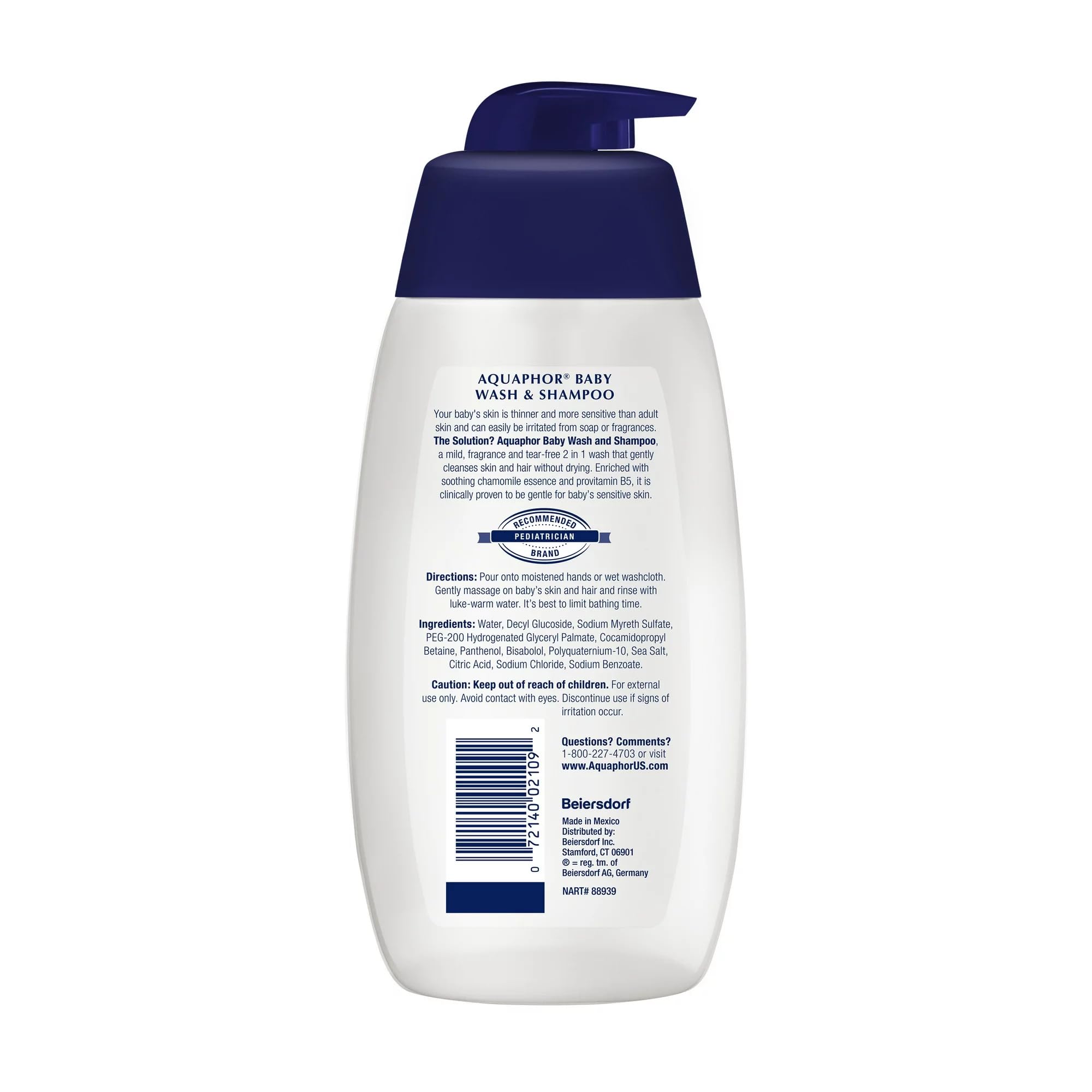 Aquaphor en ambiente familiar mostrando una rutina de baño tranquila
