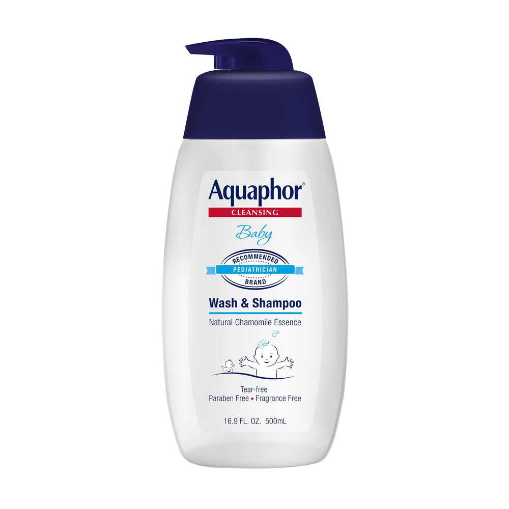 Aquaphor botella frontal mostrando el envase y facilidad de uso